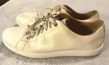 Cole Haan Grand Crosscourt White Leather Tennis Shoes Sneakers Womens 9B