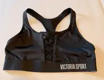 Victoria's Secret Womens Size Medium Black The Player‎ Victoria Sport Sports Bra