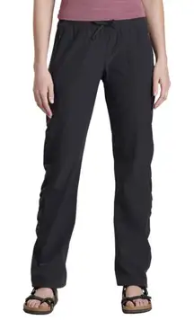 Kuhl Women’s Freeflex Move Pants Grey Size Large Long Drawstring Outdoors Hiking