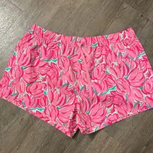 Lauren James Tulip Print Athletic Shorts