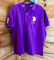 VINTAGE PURPLE/YELLOW EMBROIDERED  TOP