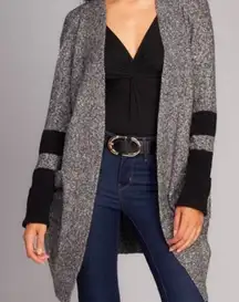 Peyton Jensen Women's Open‎ Front Sweater Cardigan Slouchy Pockets Size Medium