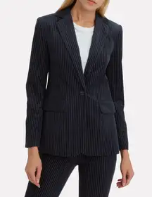 Navy Variegated Corduroy Blazer