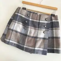 Plaid Skort