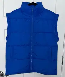 NWT Royal Blue Puffer Vest