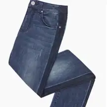 CAbi High Straight Blue Jeans
