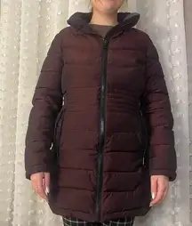 Calvin Klein DARK RED CALVIN KLIEN PUFFER JACKET