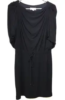 Jessica Simpson black cowled sleeve dress small‎