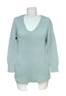 Rag and Bone Sage Green‎ Chunky Knit Merino Wool Sweater Size XXS