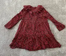 Zara Red/Black Dress SIZE M