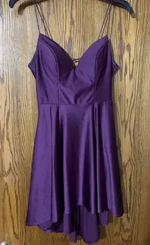 City Studios Purple Homecoming Dress 