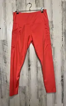 SO neon pink leggings