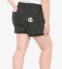 Hot Topic  Nightmare Before Christmas Jack Skellington Stripe Shorts