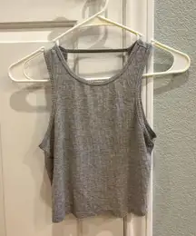 Tilly’s Grey Open Back Tank Top