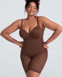 Honeylove SuperPower Shorts‎ Mocha Brown Shapewear Tummy Control Size XL