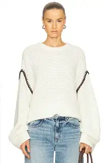 Rag & Bone Katie Sweater in Ivory  S