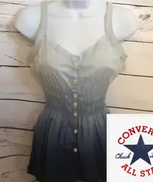 Converse‎ all star light blue ombré tank top