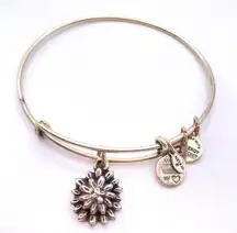 Alex and Ani Waterlily bangle bracelet charm