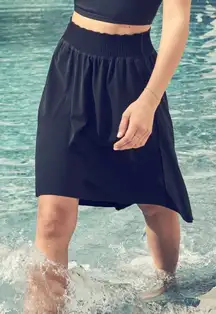 Athleta Cosmic Skirt High Low Black Size XL‎