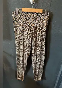 Women’s Aerie Chill Play Move Leopard Print Leggings