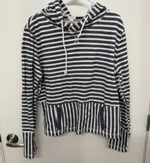 J.Crew  Striped Hoodie Sweatshirt