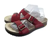 Dansko Women’s Dayna Suede Cinnabar Sandals size 40/9
