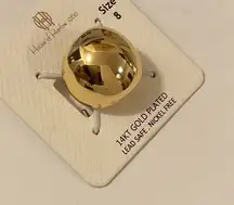 NWT House of Harlow Gold Ring Sz 8