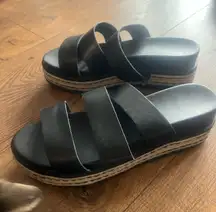 Platform Sandals MIA Black