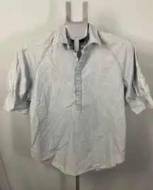 Polo Ralph Lauren Chambray Button Up Shirt Size 8 Blue Short Sleeve