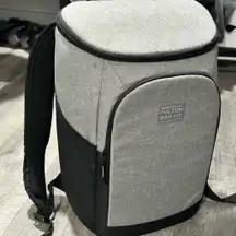 Fulton Bag Co Large Lunch Insulated Backpack Grey Cooler Travel School Work
