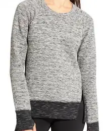 Athleta‎ Marled R&R Grey Pullover Sweatshirt Size XS