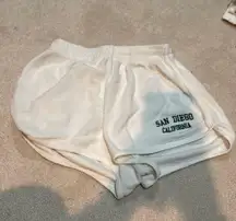 Brandy Melville sweat shorts white 