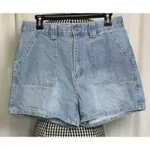 Wax Jean Collection Light Wash Denim Jeans Skater Shorts Size Large