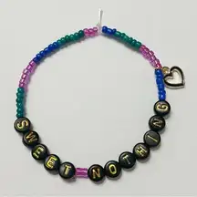 Taylor Swift  Eras Tour Friendship Bracelet Sweet Nothing Midnights Heart Charm