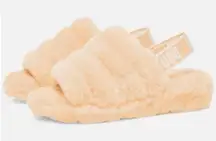 UGG Fluff Yeah platform slippers light peach size 11‎