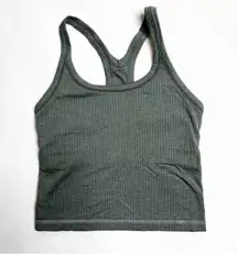 Lululemon Ebb to Street Tank in Smoked Spruce Cropped