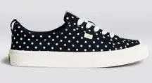 NWT Cariuma Amputee Shoe Oca Low Black Polka Dots Canvas RIGHT SHOE ONLY W9 M7.5