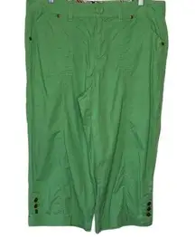 Kim Rogers Capri Pants Green