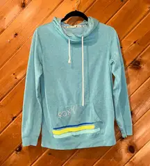 Roxy beachy sunset blue hooded sweatshirt