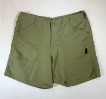 Bimini Bay Outfitters Women's Olive Green Cargo Shorts Size 10 Outdoor Hiking