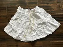 Aerie Gauze Distressed Skirt