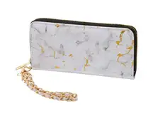 Icing Claire’s White With Gold & Gold/White Strap Wallet. New With Tags