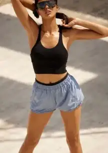 Free People Sunshine Bubble Blue Shorts Size Small