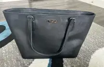 Kate Spade Black Leather Saffiano Tote Shoulder Bag‎