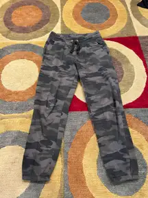 Camo Print Jogger Sweatpants Lounge Pants Pockets Joggers Size Small