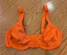Venus Underwire Push-Up Bikini Top Orange DD (Fits 32DDD / 34D / 36D)