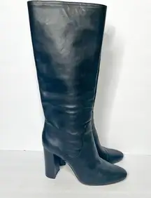 J.Crew  Tall Leather Heeled Boots Size 8.5 Women’s