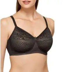 Wacoal Visual Effects Wire Free Minimizer Bra Black 40C