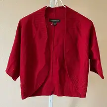 Banana Republic wool/cashmere cropped shrug sweater