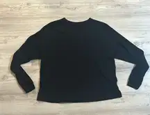 Old Navy Plain Black Long Sleeve Tee S